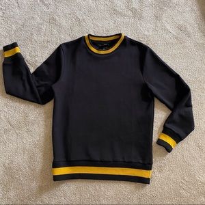 Black/Yellow Crewneck Sweater H&M
